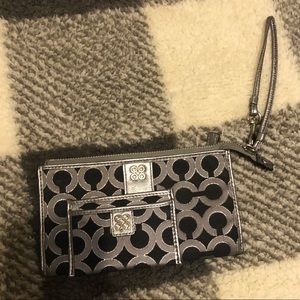 Coach wristlet and wallet set - Silver/Gray Logo